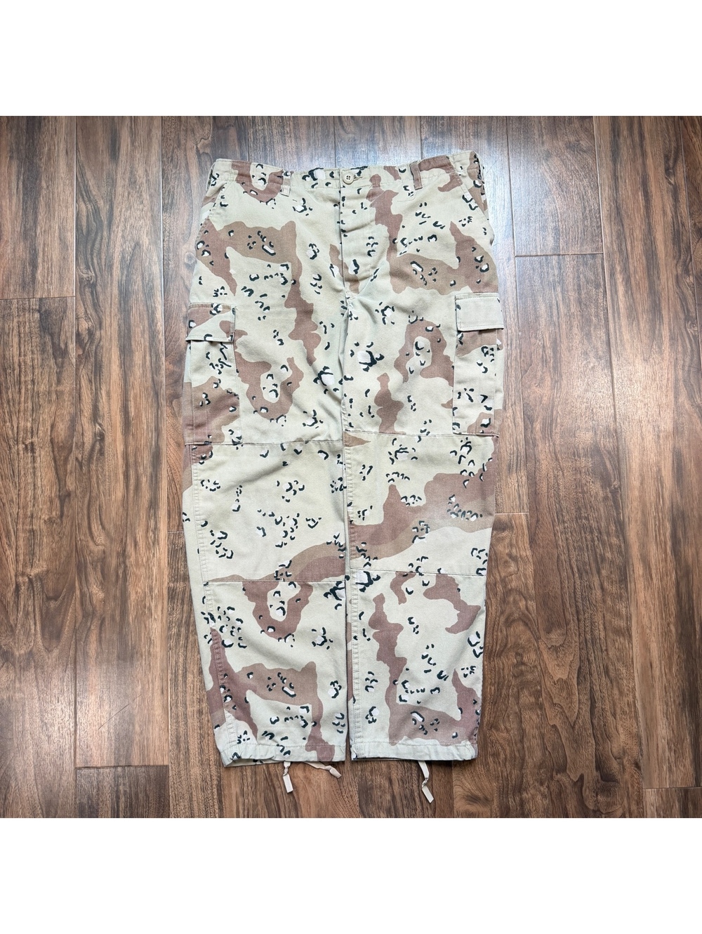 Vintage Tru-Spec Desert Camo Chocolate Chip BDU Cargo Pants Large 6-Color